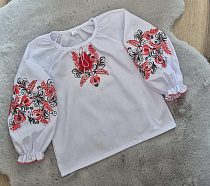 Вышиванка Limerense LM161 white - делук