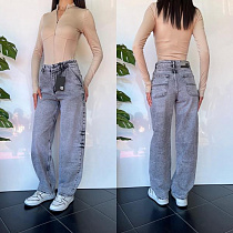Джинсы Three Black Women TB45 grey - делук