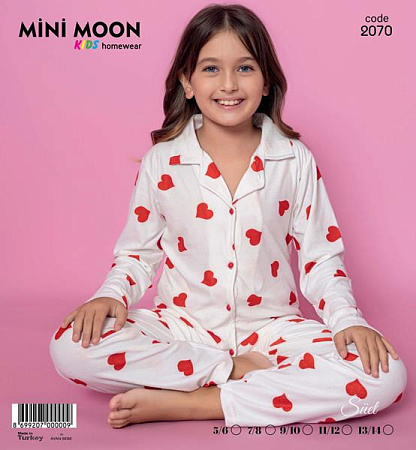 Пижама Meloria 2070 white - делук