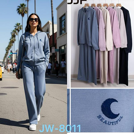 Костюм Спорт Yafeier JW8011 l.blue - делук