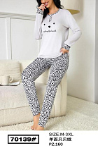 Пижама Estima 70139 l.grey - делук