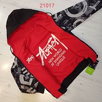 Куртка Malibu2 21017-2 black-red - делук