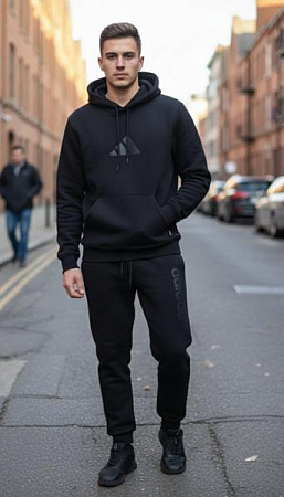 Костюм Спорт Delviago DL578 black - делук