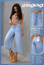 Бриджи Jeans Club QR2278-5 l.blue - делук