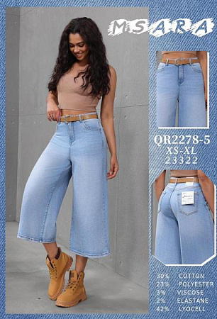 Бриджи Jeans Club QR2278-5 l.blue - делук