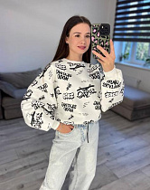 Свитер S.Style 301 white - делук