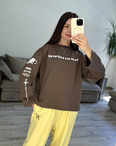 Свитер S.Style 94 brown - делук