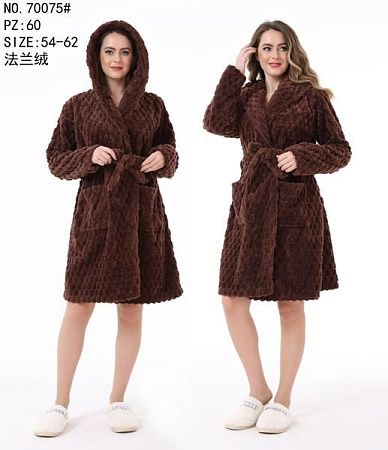 Халат Romeo Life 70075 brown - делук