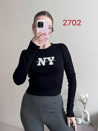 Свитер Fsn 2702 black - делук