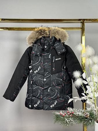 Куртка Delfinka WK609 black-red - делук