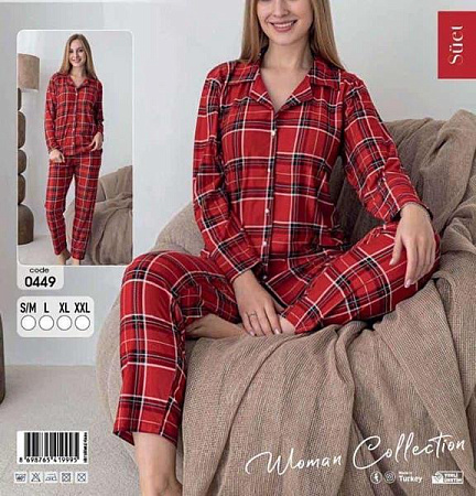 Пижама Estima 0449 red - делук