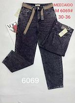 Джинсы Leen M6069 black - делук