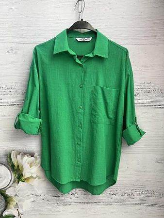 Рубашка New Season 8622 green - делук