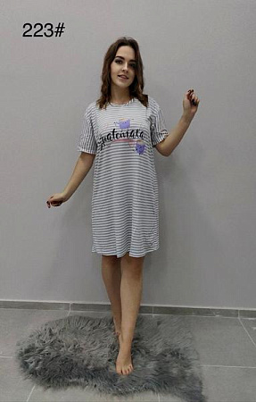 Ночнушка Anion 223 grey - делук