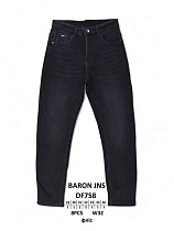 Джинсы Baron Jeans DF758 black - делук