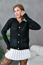 Кофта Karon 8309 black - делук