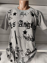 Футболка Panda 1587 grey - делук