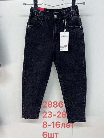 Джинсы Lihong 2886 black - делук