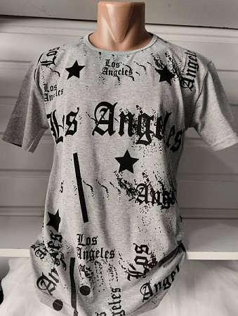 Футболка Panda 1587 grey - делук