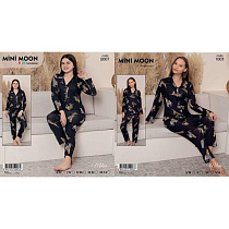 Пижама Meloria 1003 black - делук