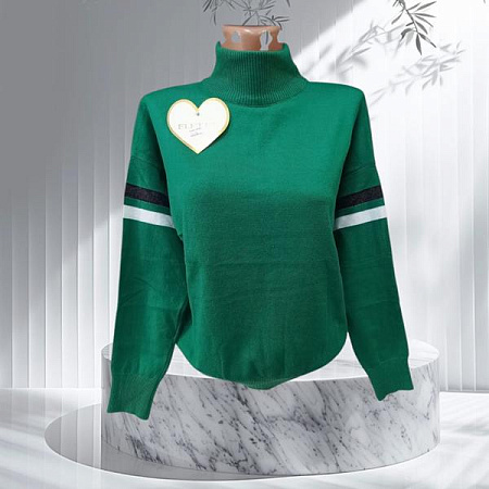 Свитер Julia JL532 green - делук