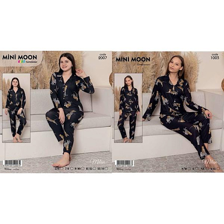 Пижама Meloria 1003 black - делук