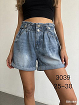 Шорты Newjeans 3039 l.blue - делук