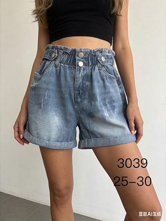 Шорты Newjeans 3039 l.blue - делук