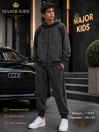 Костюм Спорт Major Kids T2629 grey - делук