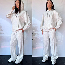 Костюм Спорт Three Black Women TB26 white - делук