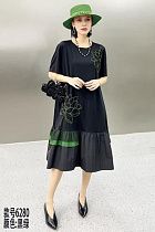 Платье Dorimodes 6280 black-green Платье Dorimodes 6280 black-green - делук