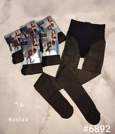Колготы Kosta 6892 black - делук