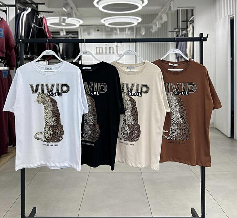 Футболка Karon 7062 black - делук