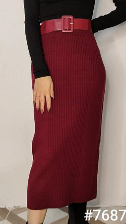Юбка Kosta 7687 wine - делук