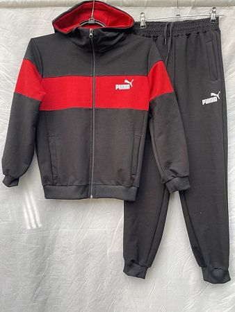 Костюм Спорт Shoptime S423 black-red - делук