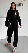 Костюм Спорт Karon 03 black Костюм Спорт Karon 03 black - делук