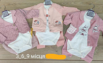Костюм Emir Kids 855 pink лист - делук
