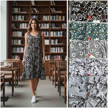 Платье Homewear 4101-1 mix - делук