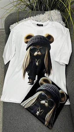 Футболка Julia JL1017 white - делук