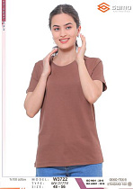Футболка Samo W3722 brown - делук