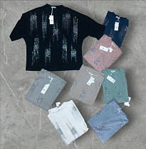 Футболка Julia JL1105 grey - делук