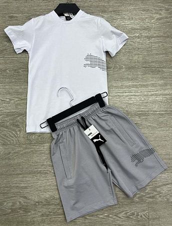 Костюм Mirwear Kids 284-3-285 white-grey - делук