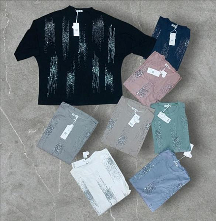 Футболка Julia JL1105 grey - делук