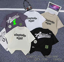 Футболка Delfinka 9010 black - делук