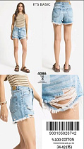 Шорты Jeans Style 4086-12S6-3 l.blue - делук