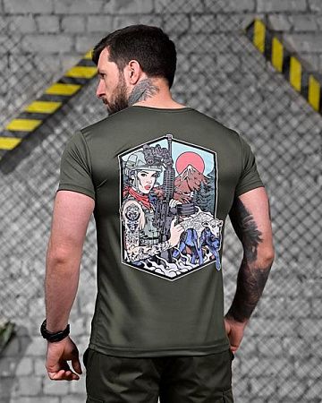 Футболка Madoka 907 khaki - делук