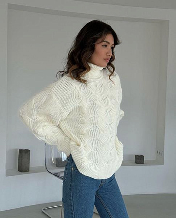 Свитер Little Secret 2222 white - делук