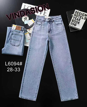 Джинсы Vindassion L6094 l.blue - делук