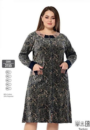 Халат Cotpark 3155 khaki - делук