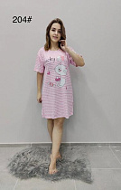 Ночнушка Anion 204 pink - делук